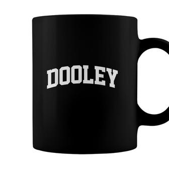 Dooley Name Family Vintage Retro Sports College Arch Funny Coffee Mug - Seseable