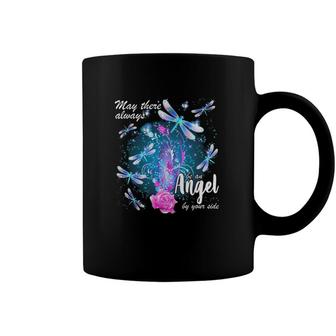 Dragonfly Classic May There Always Be An Angel By Your Side Coffee Mug | Mazezy