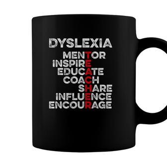 Dyslexia Teacher Therapist Educate Dyslexic Therapy Coffee Mug - Seseable