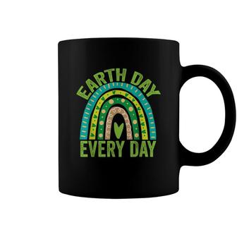 Earth Day Everyday Green Rainbow Earth Day Coffee Mug - Seseable