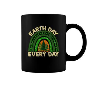 Earth Day Everyday Rainbow Pine Tree Earth Day Earth Day Coffee Mug - Seseable