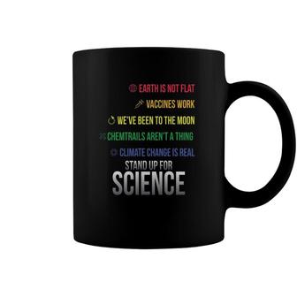 Earth Is Not Flat Science Earth Day Educational Coffee Mug | Mazezy