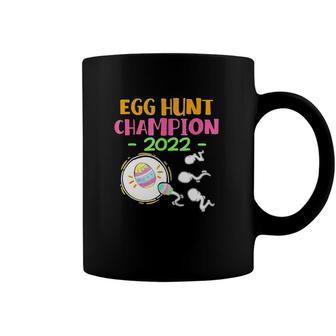 Egg Hunt Champion 2022 Easter Pregnancy Announcement Coffee Mug | Mazezy