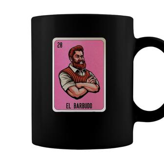 El Barbudo Mexican Lottery Bingo Cards Coffee Mug - Seseable