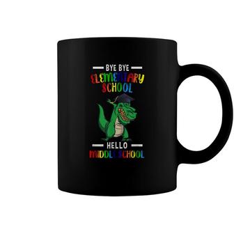 Elementary School Hello Middle School Graduation Coffee Mug - Seseable