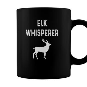 Elk Whisperer Hunter Game Hunting Gift Fathers Day Dad Men Coffee Mug - Seseable