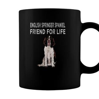 English Springer Spaniel Friend For Life Dog Friendship Coffee Mug - Seseable