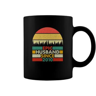 Epic Husband Since 2010 Anniversary Best Spouse Coffee Mug | Mazezy