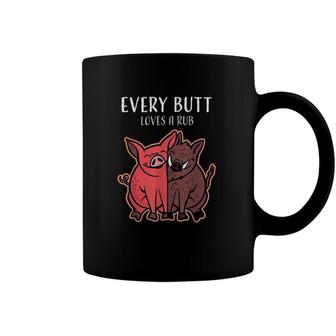 Every Butt Loves A Rub Vintage Cook Bbq Meat Smoker Coffee Mug | Mazezy
