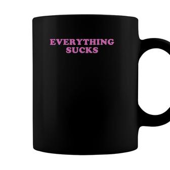 Everything Sucks Grumpy Old Man Negativity 2020 Sarcasm Coffee Mug - Seseable