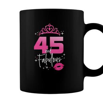 Fabulous At 45 Years Old 45Th Birthday Chapter 45 Women Coffee Mug - Seseable