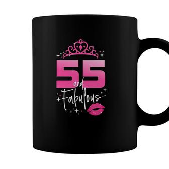 Fabulous At 55 Years Old 55Th Birthday Chapter 55 Women Coffee Mug - Seseable