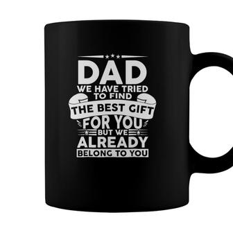 Fathers Day For Dad From Kids Daughter Son Wife Coffee Mug - Seseable