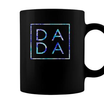 Fathers Day For New Dad Dada Him Coloful Tie Dye Dada Coffee Mug - Seseable