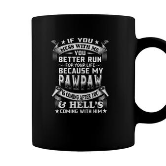 Fathers Day Funny Pawpaw Grandpa Grandfather Gift Men Coffee Mug - Seseable