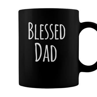 Fathers Day Gifts From Daughter Blessed Dad Papa Coffee Mug - Seseable