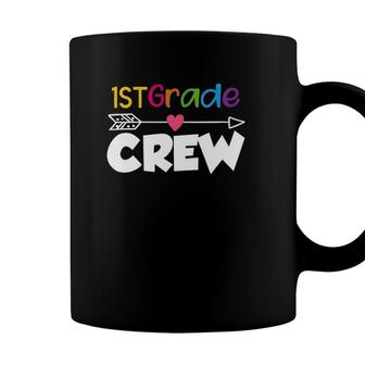First Grade Crew 1St Grade Teacher Squad First Grade Tribe Coffee Mug - Seseable