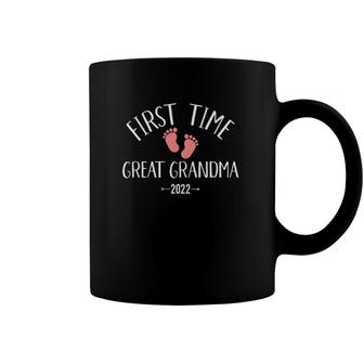 First Time Great Grandma 2022 Gift Coffee Mug