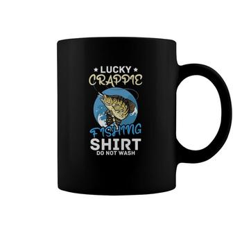 Fish Fisherman Lucky Crappie Fishing Coffee Mug | Mazezy