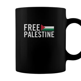 Free Palestine Palestinian Flag Protest Humanity Coffee Mug - Seseable