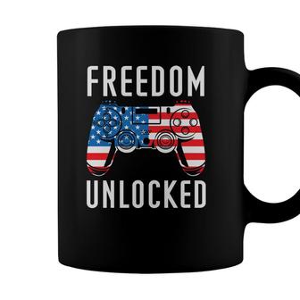 Freedom Unlocked July Independence Day 2022 Coffee Mug - Seseable