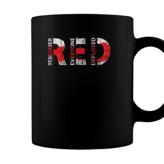 Friday Military We Wear Red My Soldier Us American Flag Red Coffee Mug - Seseable