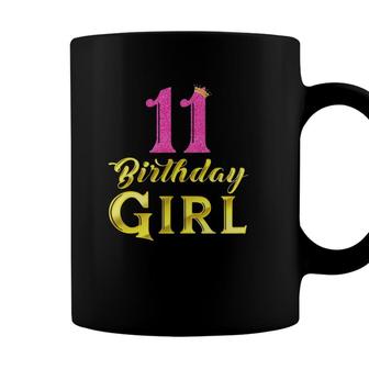 Funny 11Th Princess Cute 11 Years Old 11Th Birthday Coffee Mug - Seseable