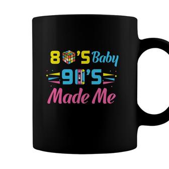Funny 80S Baby 90S Made Me Lifestyle Gifts Music Coffee Mug - Seseable