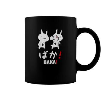 Funny Anime Baka Rabbit Slap Japanese Gift Coffee Mug - Monsterry