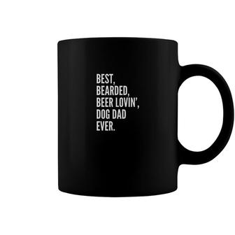 Funny Bearded Beer Lover Dog Owner Dad Coffee Mug - Monsterry
