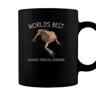 Funny Bearded Dragon Gift For Grandma Mama Lizard Pet Animal Coffee Mug - Seseable