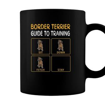 Funny Border Terrier Guide To Training Dog Obedience Trainer Coffee Mug - Seseable