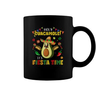Funny Cinco De Mayo Holy Guacamole Its Fiesta Time Avocado Coffee Mug - Seseable