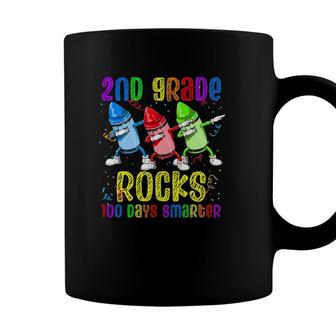 Funny Dabbing Crayons 2Nd Grade Teacher 100Th Day Of School Coffee Mug - Seseable