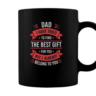 Funny Fathers Day Dad From Daughter Son Wife For Dad Retro Coffee Mug - Seseable