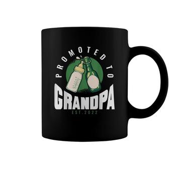 Funny Grandpa Promoted To Grandpa 2022 Coffee Mug - Seseable