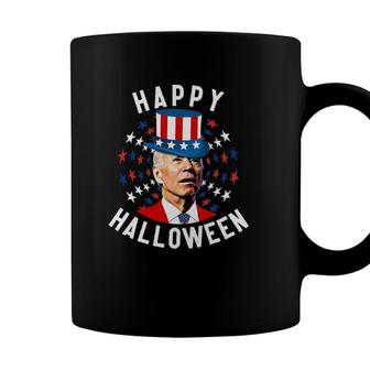 Funny Joe Biden Happy Halloween For Fourth Of July Impeach 46 Coffee Mug - Seseable