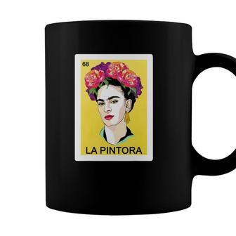 Funny Lottery Gifts Mexican Lottery Bingo La Pintora Women Coffee Mug | Seseable FR