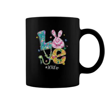 Funny Love Bunny Icu Nurse Easter Day Nursing Stethoscope Coffee Mug | Mazezy