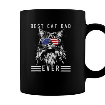 Funny Maine Coon Cat Best Cat Dad Ever Funny Cat Maine Coon Coffee Mug - Seseable