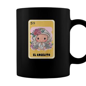 Funny Mexican Lottery Bingo Mexican Gifts El Angelito Coffee Mug - Seseable