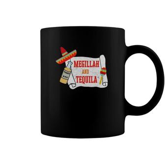 Funny Purim Drinking Costume Megillah & Tequila Queen Esther Coffee Mug | Mazezy