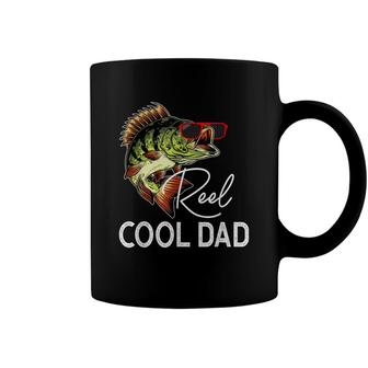 Funny Reel Cool Dad Love Fishing Coffee Mug - Seseable
