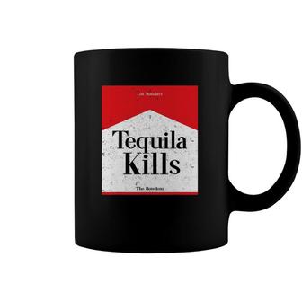 Funny Sarcastic Drinking Vintage Tequilas Kills Boredom Coffee Mug | Mazezy