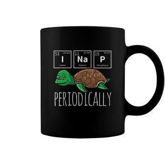 Funny Science I Nap Periodic Table Meme Meh Sea Turtle Gift Coffee Mug - Seseable