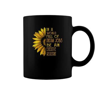 Funny Sunflower S Executive Assistant Coffee Mug | Mazezy