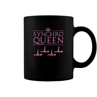 Funny Synchro Synchronized Swimming Gift Swimmer Women Queen Coffee Mug | Mazezy