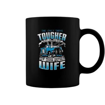 Funny Tow Truck Driver Operator Wife Back Print Coffee Mug | Mazezy