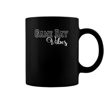 Game Day Vibes Baseball Basketball Soccer Sports Mom Gameday Coffee Mug | Mazezy