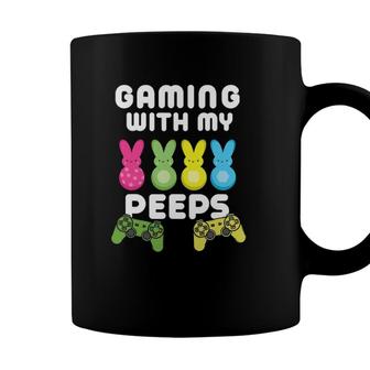 Gaming With My Peeps Easter Gamer Video Game Lover Coffee Mug - Seseable
